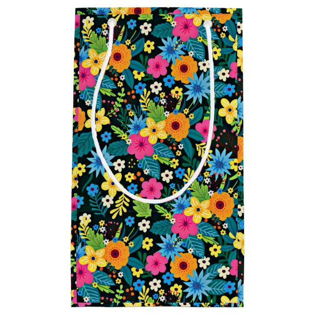 Livsglada Ditsy blommor Blommönster Design-43785 (Framsidan)