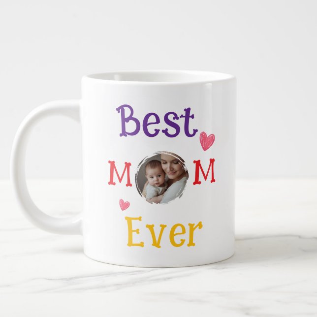 Livsklass mamma rolig sarkastisk mors dag jätte  jumbo mugg (Vänster)