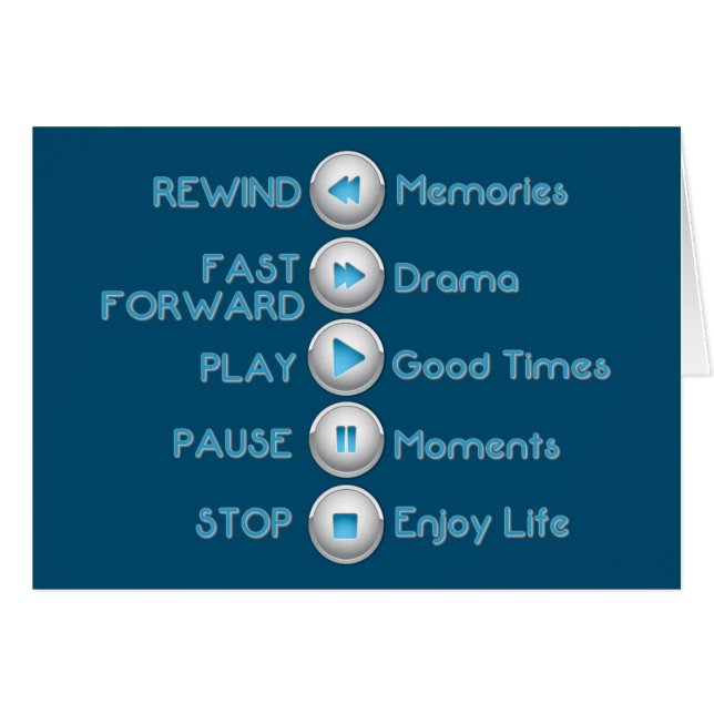 Livskontrollknappskort OBS Kort (Framsidan Horizontal)