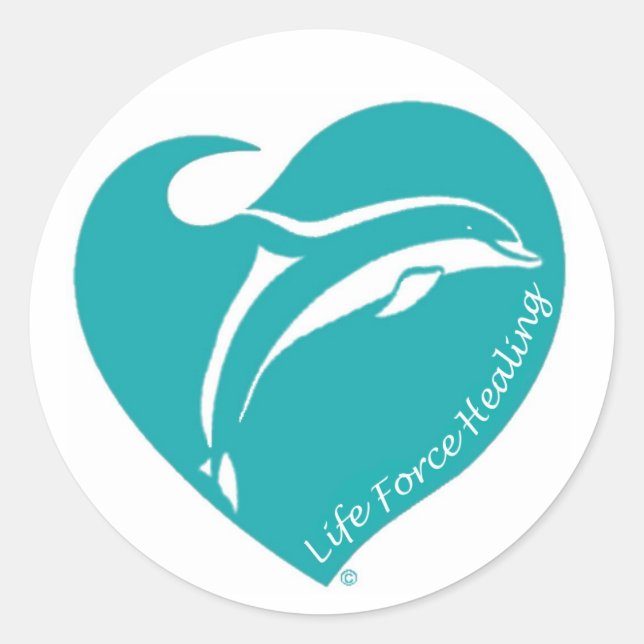 Livskraftslättning Runt Klistermärke (Framsida)