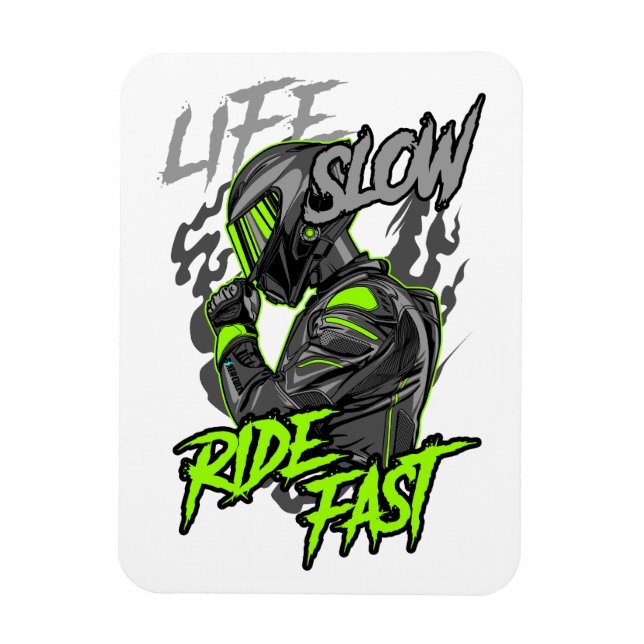 LIVSLÅG RID FAST LIFESTYP MAGNET (Vertikal)