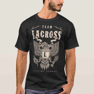LIVSLÅNG LACROSS-medlem. T Shirt