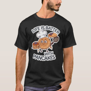 Livslängd är batteri med pankor t shirt