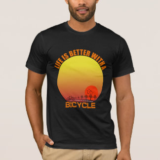 Livslängd är bättre med en cykel t shirt