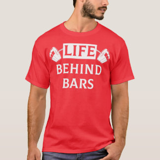 Livslängd bakom Pub Funny Humor Fitness Weight Lif T Shirt