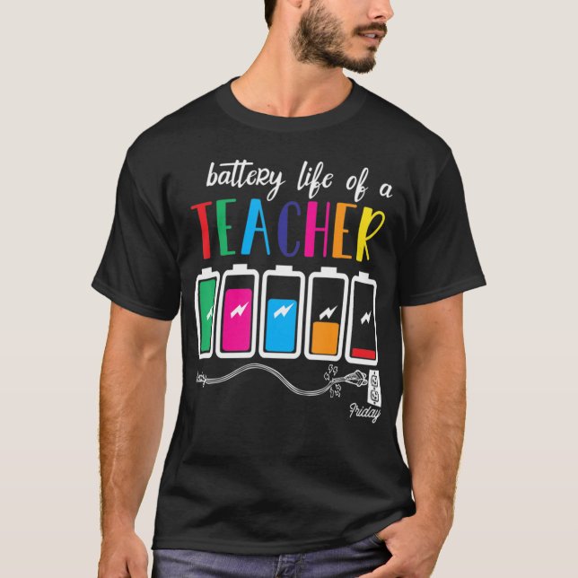 Livslängd en lärare Thanksgiving jul T Shirt (Framsida)