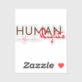 Livslängd för mänskliga Höger Klistermärken