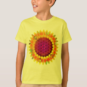 Livslängd - geometrisk Blommar 4 T Shirt