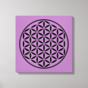 LIVSLÄNGD - Geometrisymbol Helig fullt 1 Canvastryck