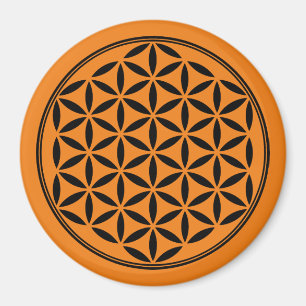 LIVSLÄNGD - Geometrisymbol Helig fullt 1 Magnet
