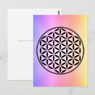 LIVSLÄNGD - Geometrisymbol Helig fullt 1 Vykort