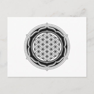 Livslängd, Helig-geometri, lagsymbol Vykort