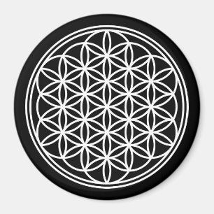 LIVSLÄNGD - Helig Geometrisymbol kontur 2 Magnet