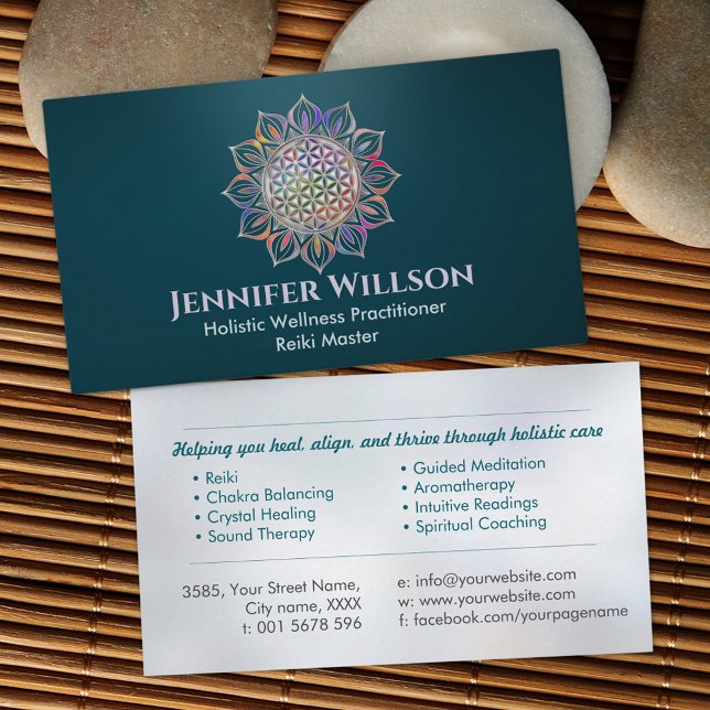 Livslängd i lotus visitkort (Skapare uppladdad)