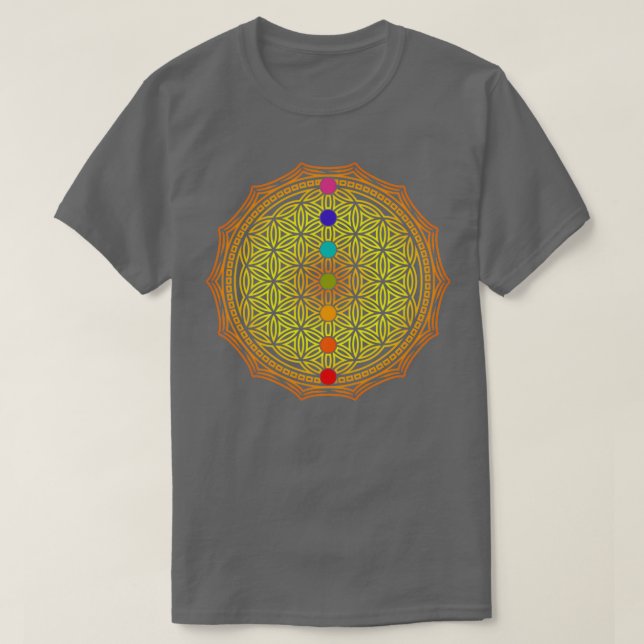 Livslängd i orange t shirt (Design framsida)