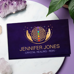 Livslängd, läkande händer, chakras visitkort