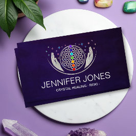 Livslängd, läkande händer, chakras visitkort