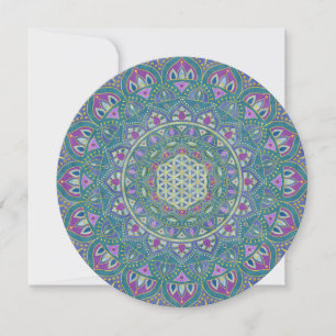 Livslängd - Mandala India Stil 1
