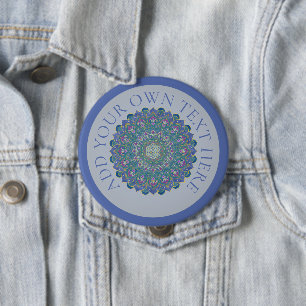 Livslängd - Mandala India Stil 1 Knapp