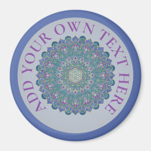 Livslängd - Mandala India Stil 1 Magnet
