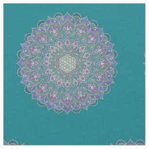 Livslängd - Mandala India Stil 1 Tyg