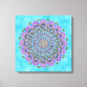 Livslängd - Mandala India Stil 2 Canvastryck