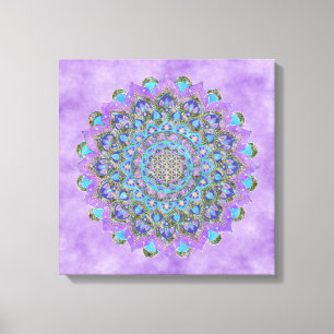 Livslängd - Mandala India Stil 2 Canvastryck