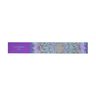 Livslängd - Mandala India Stil 2 Etikettband