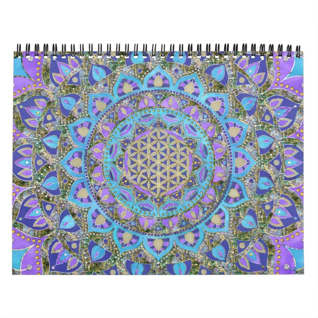 Livslängd - Mandala India Stil 2 Kalender (Omslag)