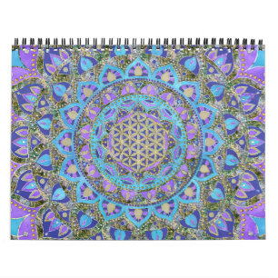 Livslängd - Mandala India Stil 2 Kalender