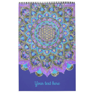 Livslängd - Mandala India Stil 2 Kalender