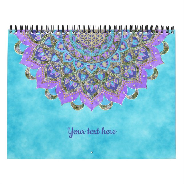 Livslängd - Mandala India Stil 2 Kalender (Omslag)