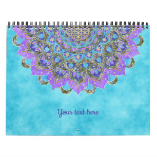 Livslängd - Mandala India Stil 2 Kalender
