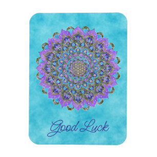 Livslängd - Mandala India Stil 2 Magnet