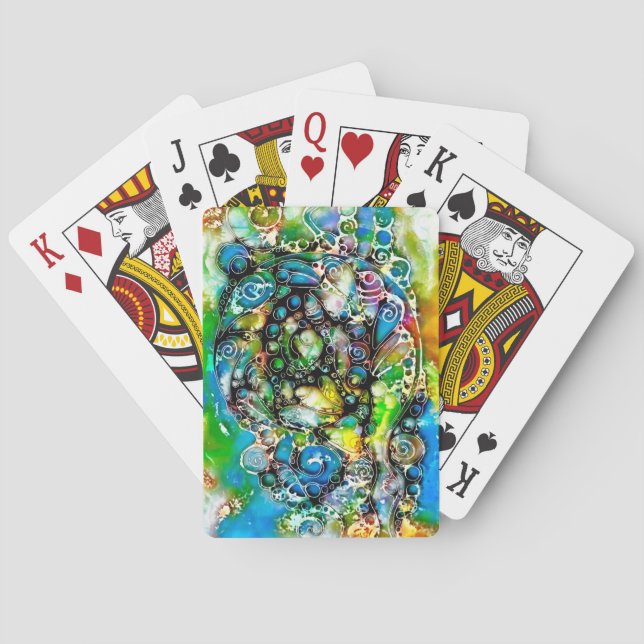 Livslängd - neurografisk artikel 7 casinokort (Baksidan)