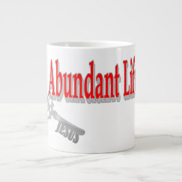 Livslängd: Nyckel - v1 (John 10:10) Jumbo Mugg