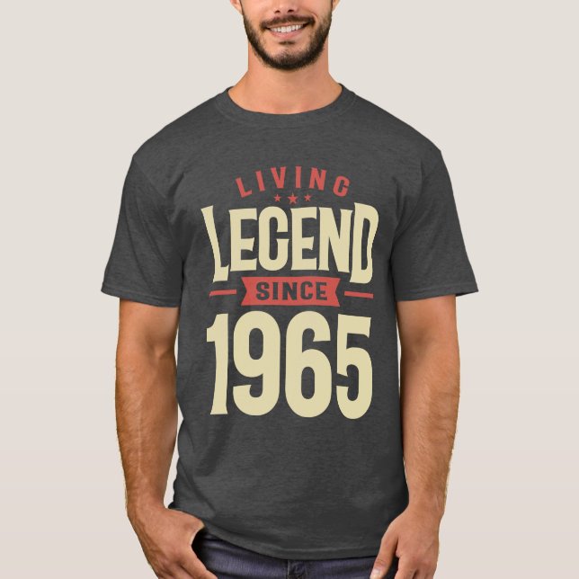 Livslängd sedan 1965, 58:e födelsedagen t shirt (Framsida)