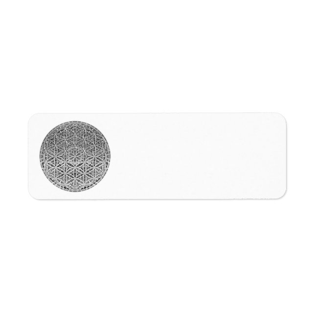 LIVSLÄNGD - Silver i Medal Returadress Etikett (Framsidan)