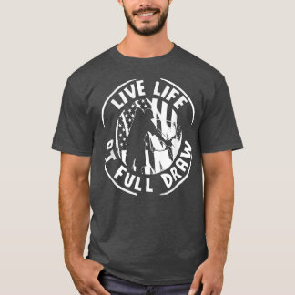 Livslängd vid Fullt Draw Bowfisher Design & Bowfis T Shirt