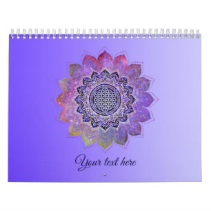 Livslängd - Vintage Stil Galaxy Space 1 Kalender