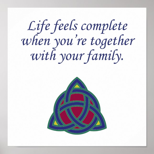 Livslängden är klar - Familjeoffert Poster (Framsidan)