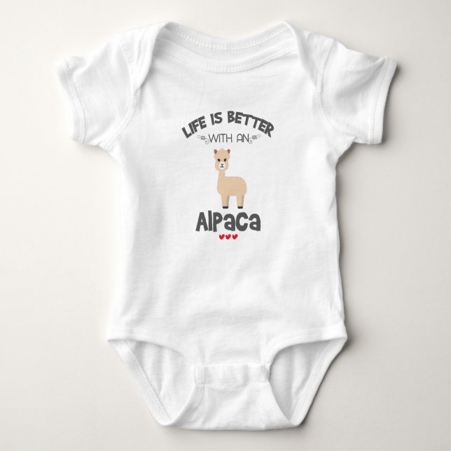 Livslängden för Alpaca Älskare är bättre med ett G T Shirt (Framsida)