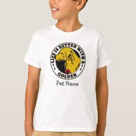 Livslängden för Personligen Golden Retriever är bä T-shirt