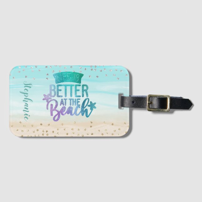 Livslängden i vattenfärgen Glitter är bättre vid s Bagagebricka (Framsida horisontal)