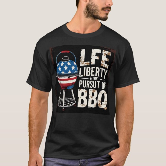 Livslängden och utövandet av BBQ T Shirt (Framsida)