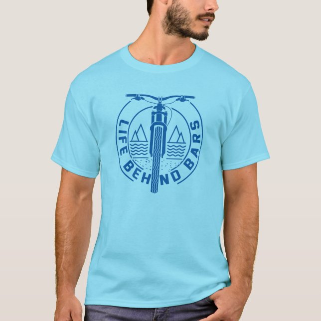 Livslångt bakom Pub flotta cykling T Shirt (Framsida)