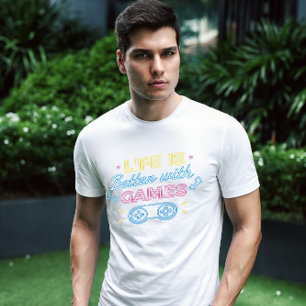 Livslångt bättre spelkvalitet t shirt