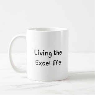 Livslångt Excel-spel med två ton Kaffemugg