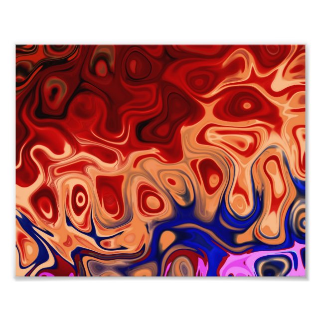 Livslångt lärande: Abstrakt Artikel 3 Fototryck (Framsidan)