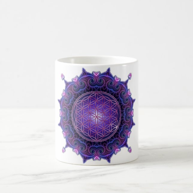 LIVSLÄPP / Blume des Lebens - Mandala I Kaffemugg (Center)